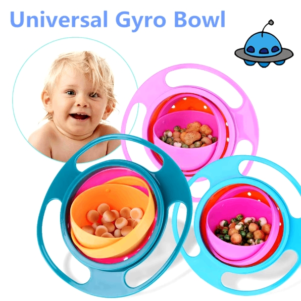 360° Rotating Baby Gyro Bowl